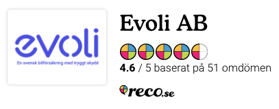 evoli bilförsäkring omdöme hos reco.se