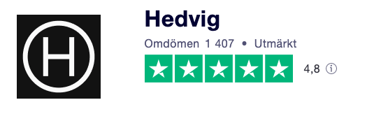 hedvig trustpilot