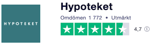 hypoteket bolån omdöme hos trustpilot.se