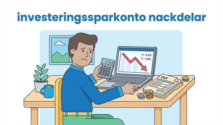 investeringssparkonto nackdelar