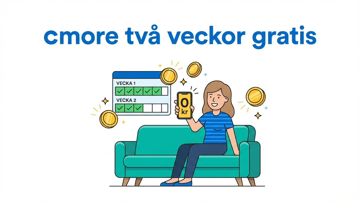 cmore två veckor gratis