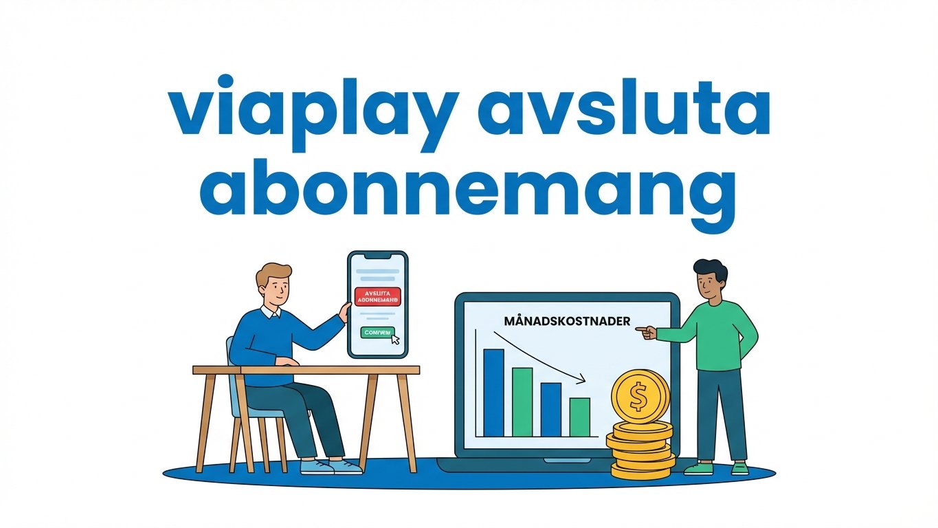 viaplay avsluta abonnemang