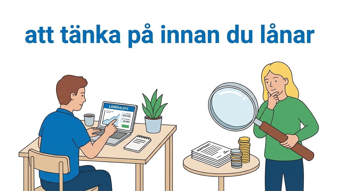 att tänka på innan du lånar