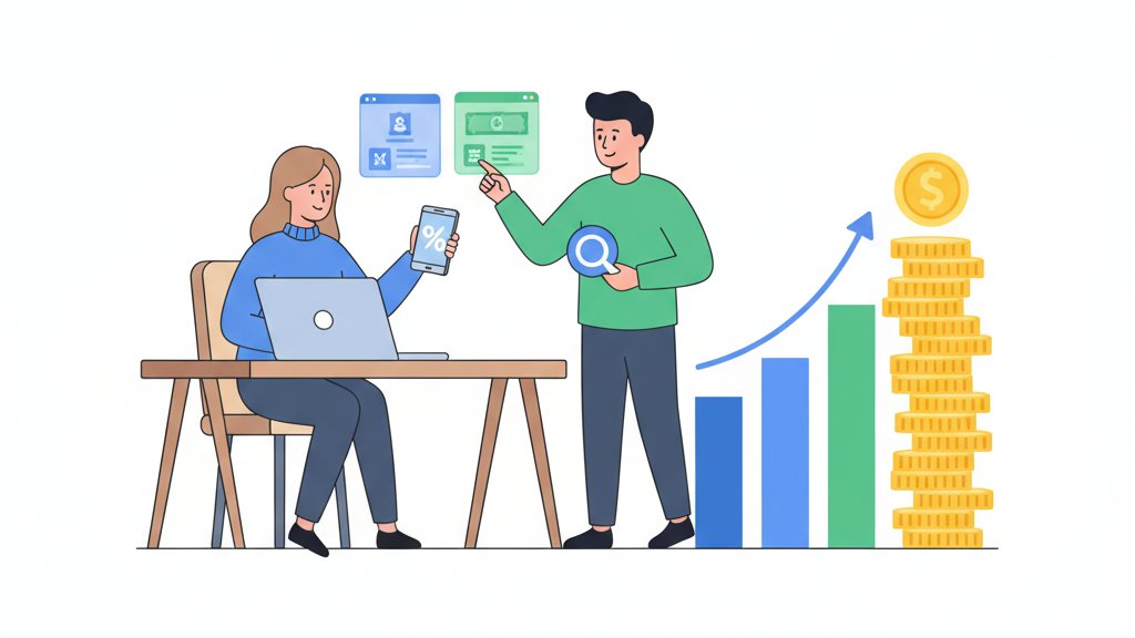 High-yield savings account APY comparison and banking interest growth analysis