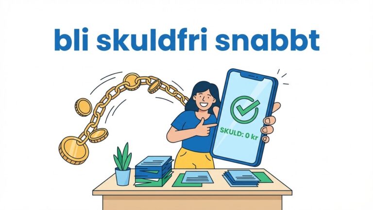 bli skuldfri snabbt