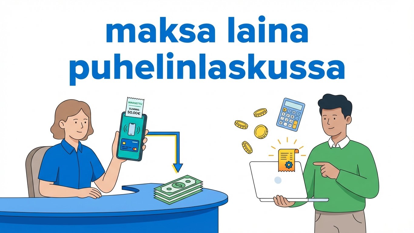 maksa laina puhelinlaskussa