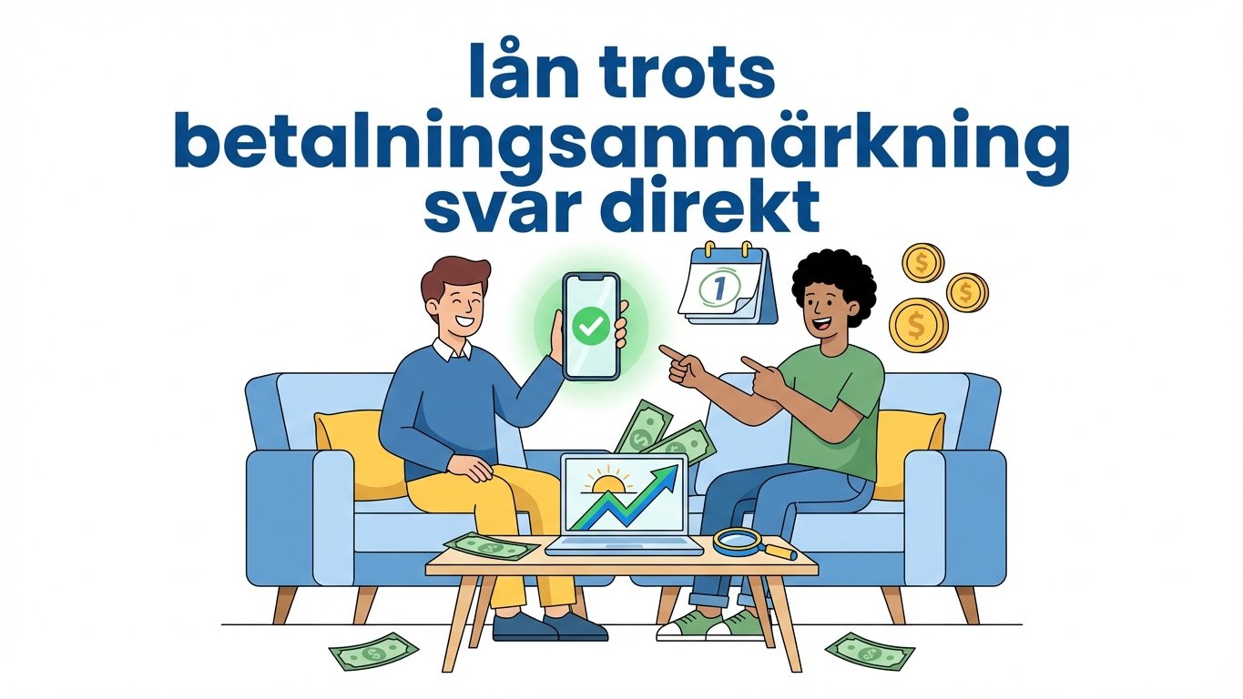lån trots betalningsanmärkning svar direkt