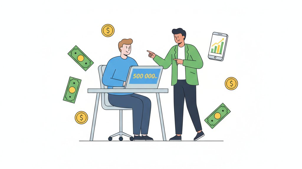 half million dollar financing options and monthly repayment costs