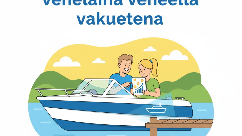 venelaina veneellä vakuutena