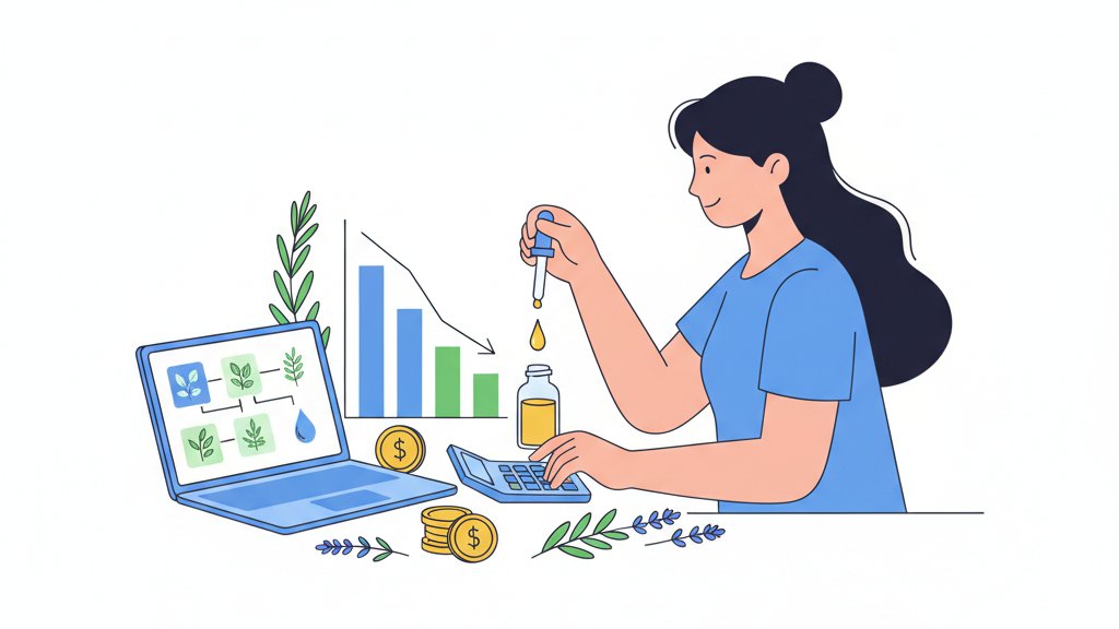 DIY facial serum formulation for cost-effective skincare budgeting