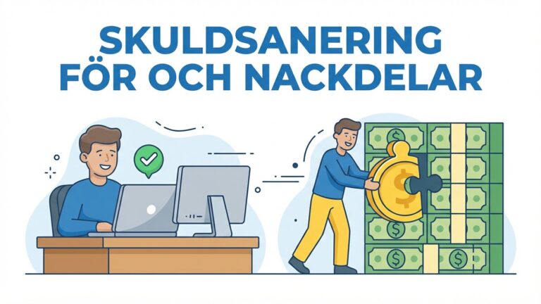 skuldsanering för och nackdelar