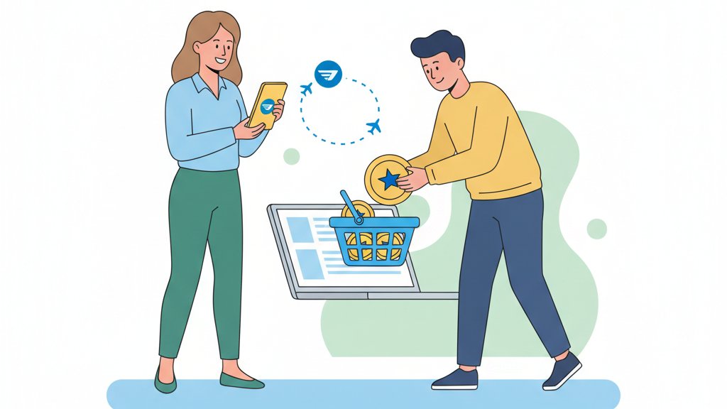 Tjäna SAS bonuspoäng när du handlar online hos partners